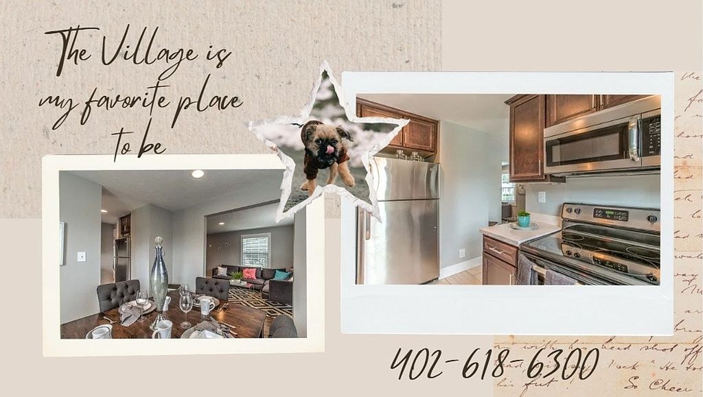 2 beds 1.0 baths (950 sqft) floorplan
