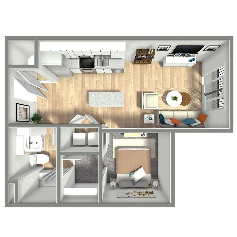 Studio floorplan